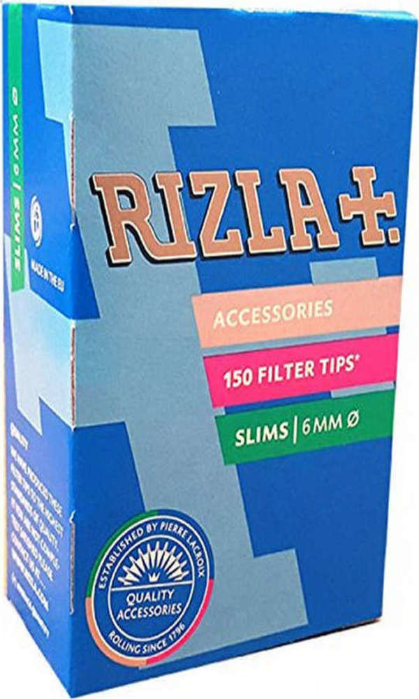 RIZLA ΦΙΛΤΡAKIA SLIM 150τεμ 6mm