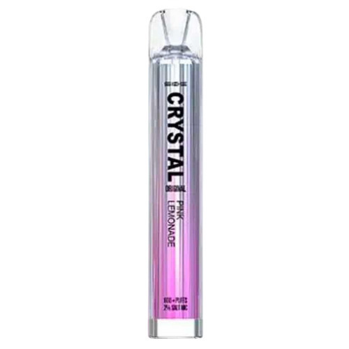 Crystal Vape Ηλεκτρονικό Τσιγάρο μιας Χρήσης 600 Εισπνοών Pink Lemonade 2ml 20mg