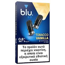 Blu 2.0 Pod Tobacco Vanilla 0.8% 9mg/ml