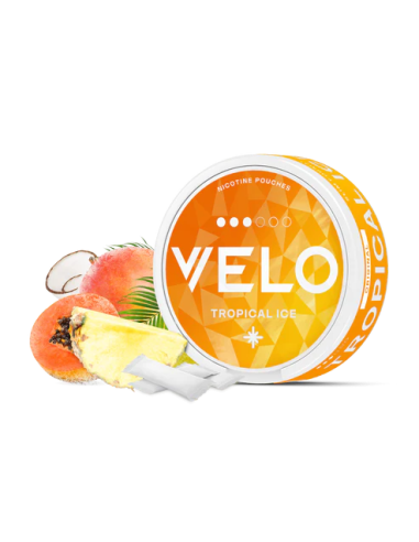 Velo Nicotine Pouches Tropical Ice 8mg 20τεμ