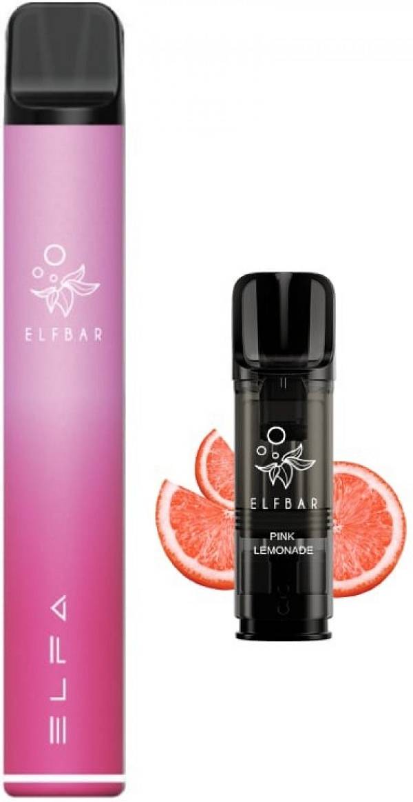 ELF BAR ELFA Pod Kit 2ml με Ενσωματωμένη Μπαταρία PINK LEMONADE 2ml 20mg