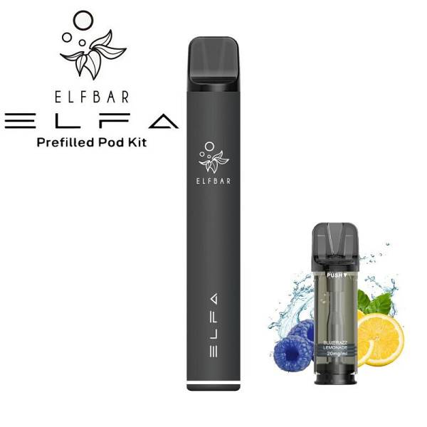 ELF BAR ELFA Pod Kit 2ml με Ενσωματωμένη Μπαταρία BLUE RAZ LEMONADE 2ml 20mg