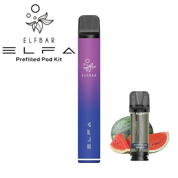 ELF BAR ELFA Pod Kit 2ml με Ενσωματωμένη Μπαταρία WATERMELON 2ml 20mg